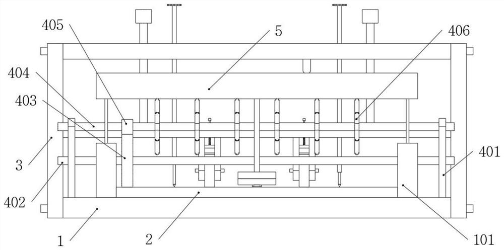 Dynamic detection-based marking device for sponge city engineering