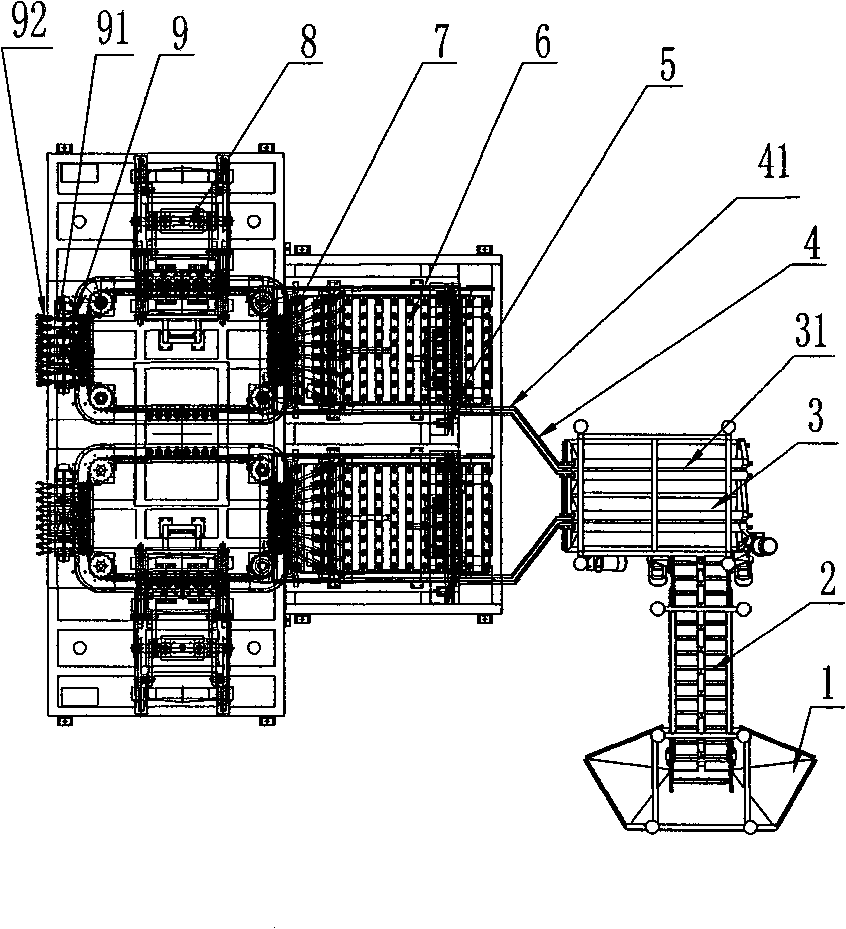 Full-automatic bottle blowing machine