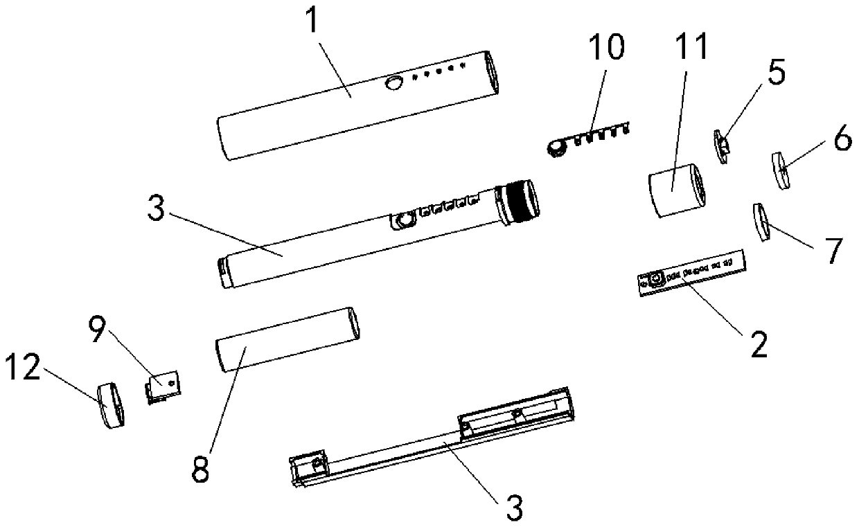 Therapeutic apparatus for oral ulcers