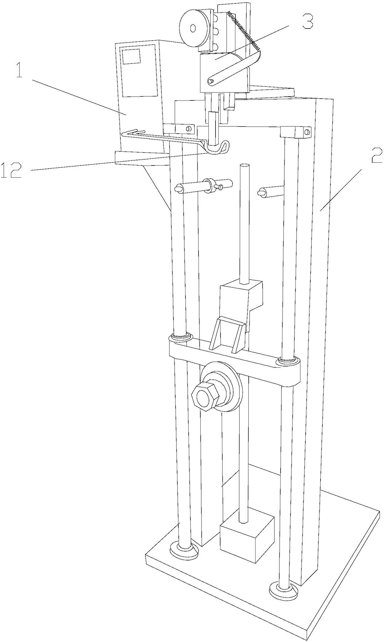 Saw blade welding device