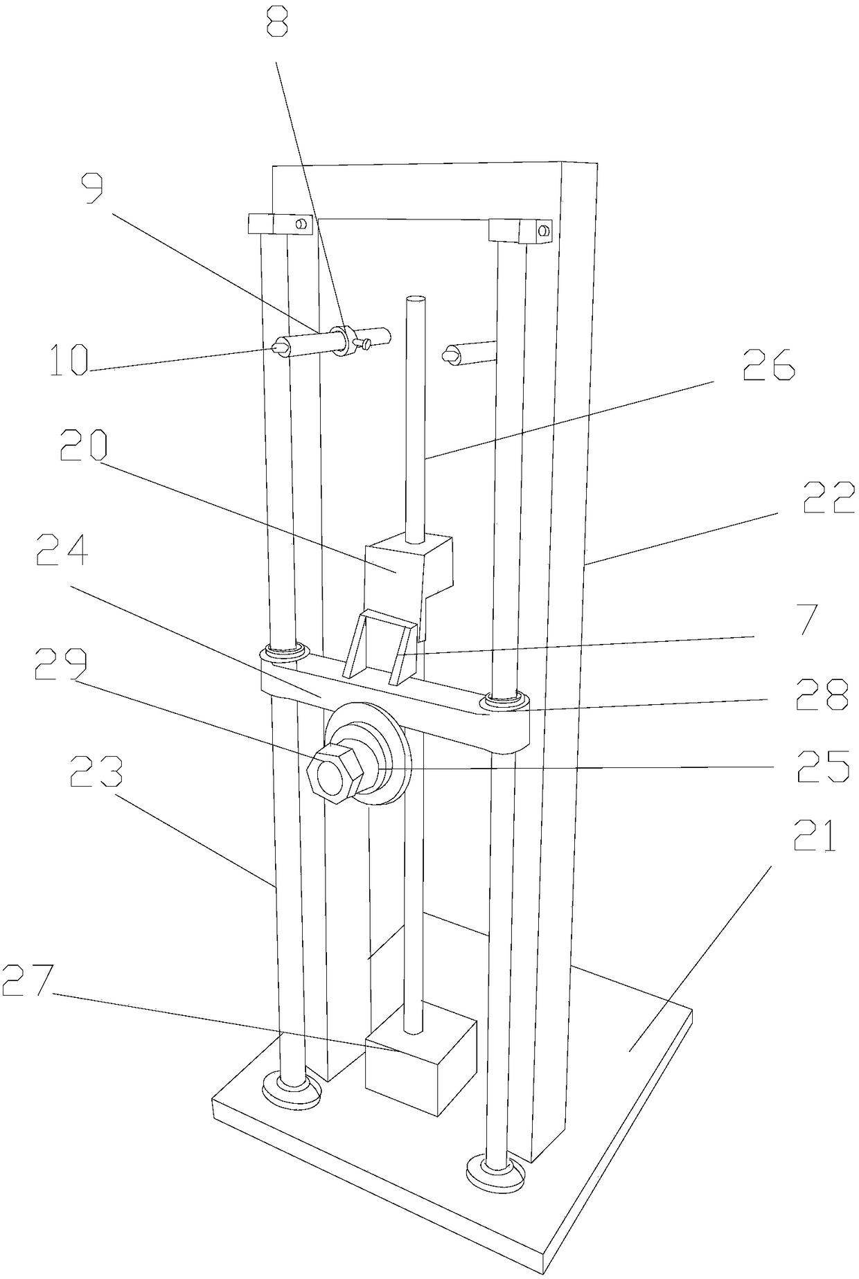 Saw blade welding device