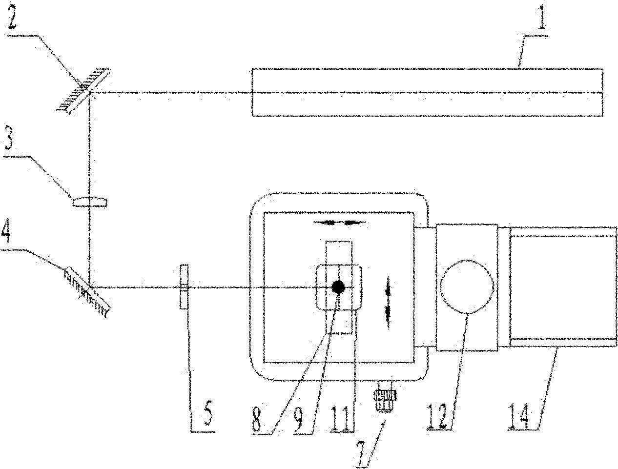 Device and method for measuring refractive index of high-refractive index glass microsphere