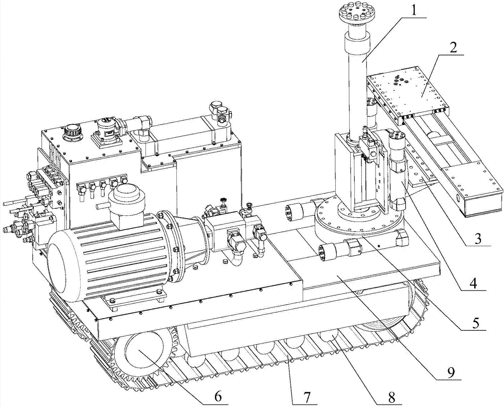 Universal rotary drilling rig capable of walking