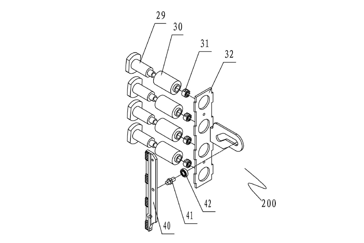 Safety lockset with all gear drive system