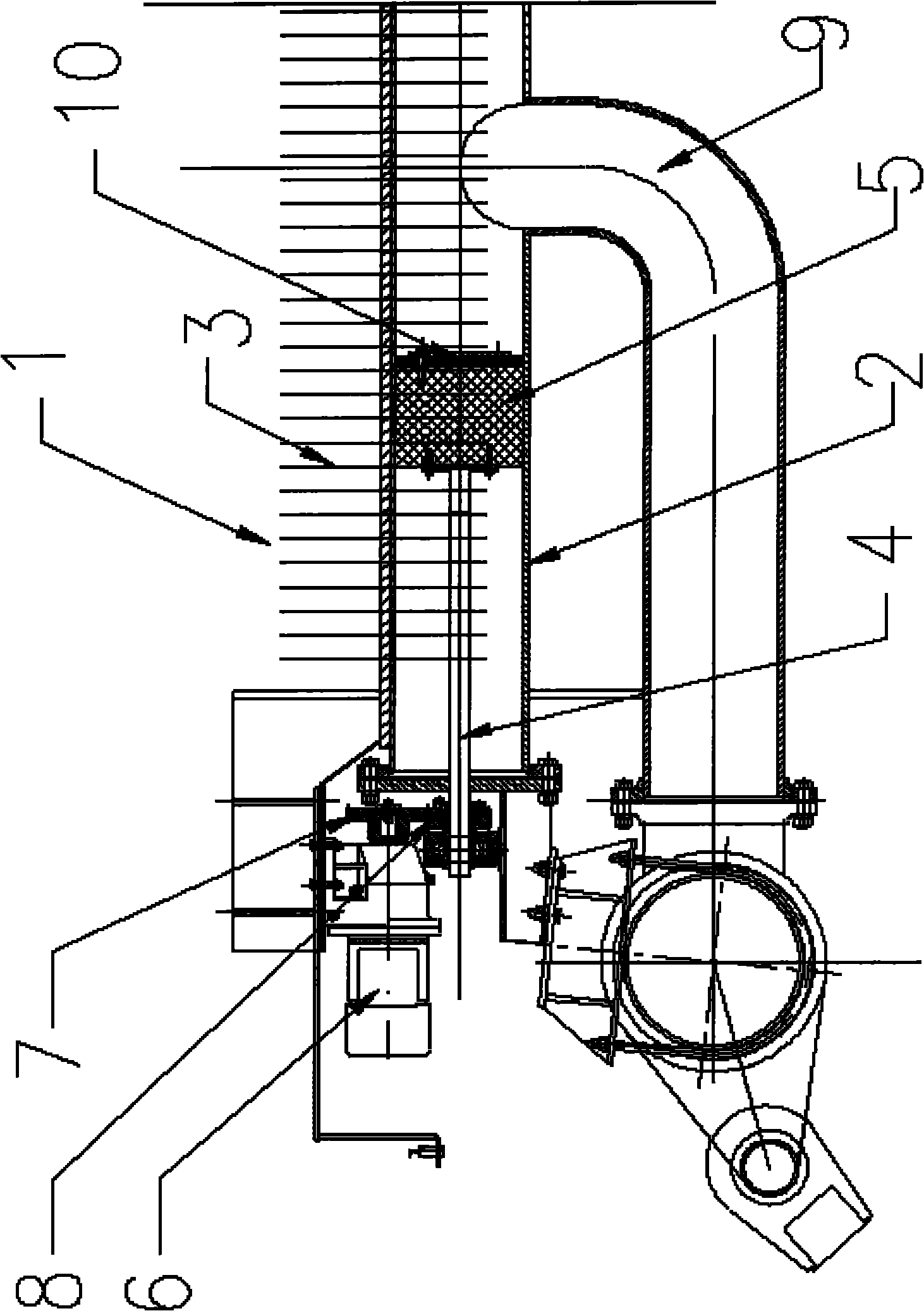 Laminar flow width-offset-adjusting cooling device and control method thereof