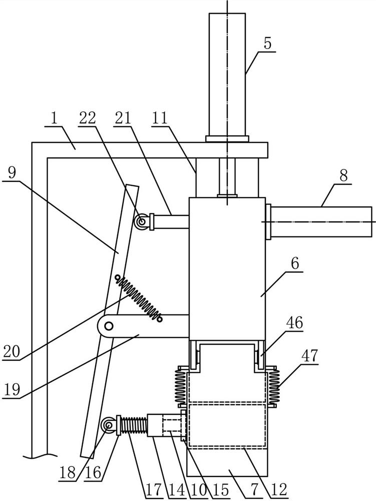 Working method of pipe fitting guiding and conveying mechanism