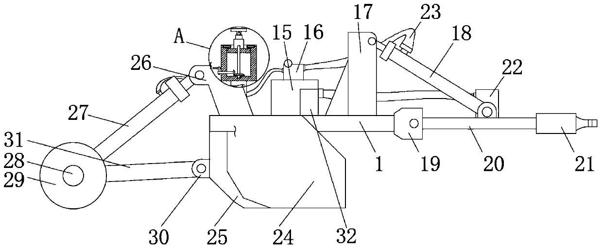 Laser land leveler capable of performing satellite positioning