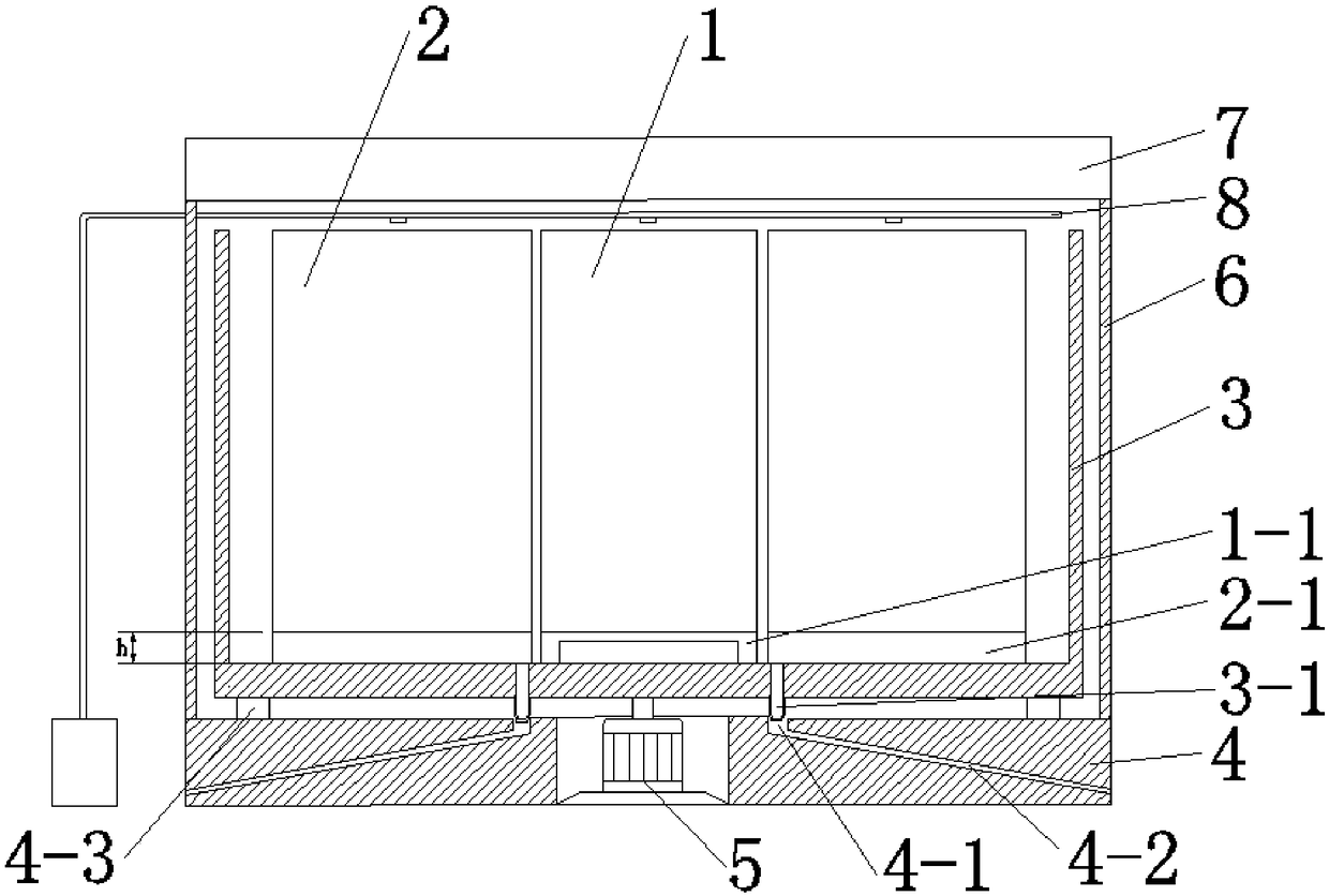 Split-type rotatable multi-ring mycorrhiza split-compartment cultivating and processing device