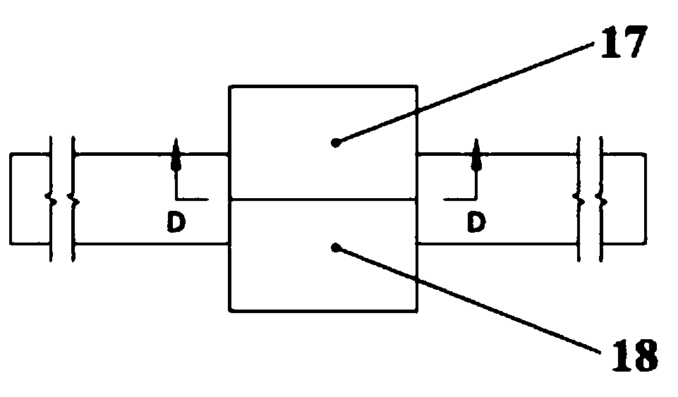 Heterogeneous metal material pipeline welding device