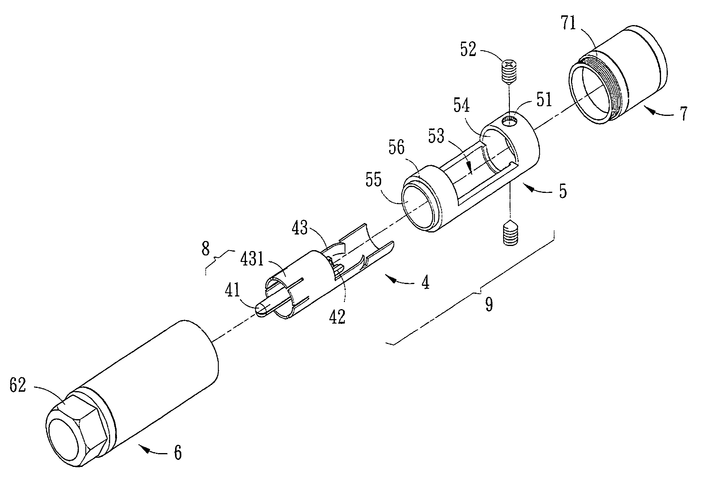 Structure of signal plug