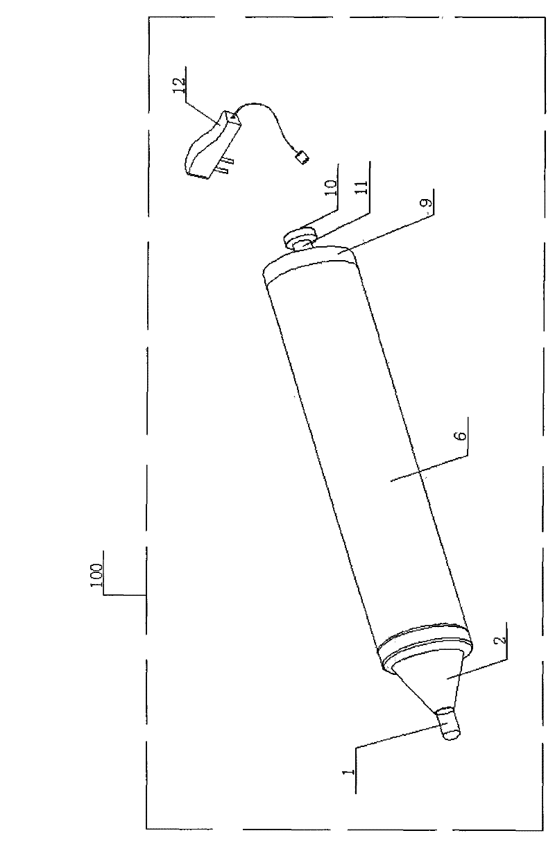 Portable giant magnetostrictive source device