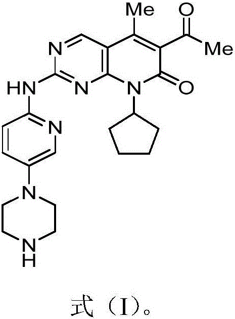 Palbociclib pharmaceutical composition and preparation method thereof