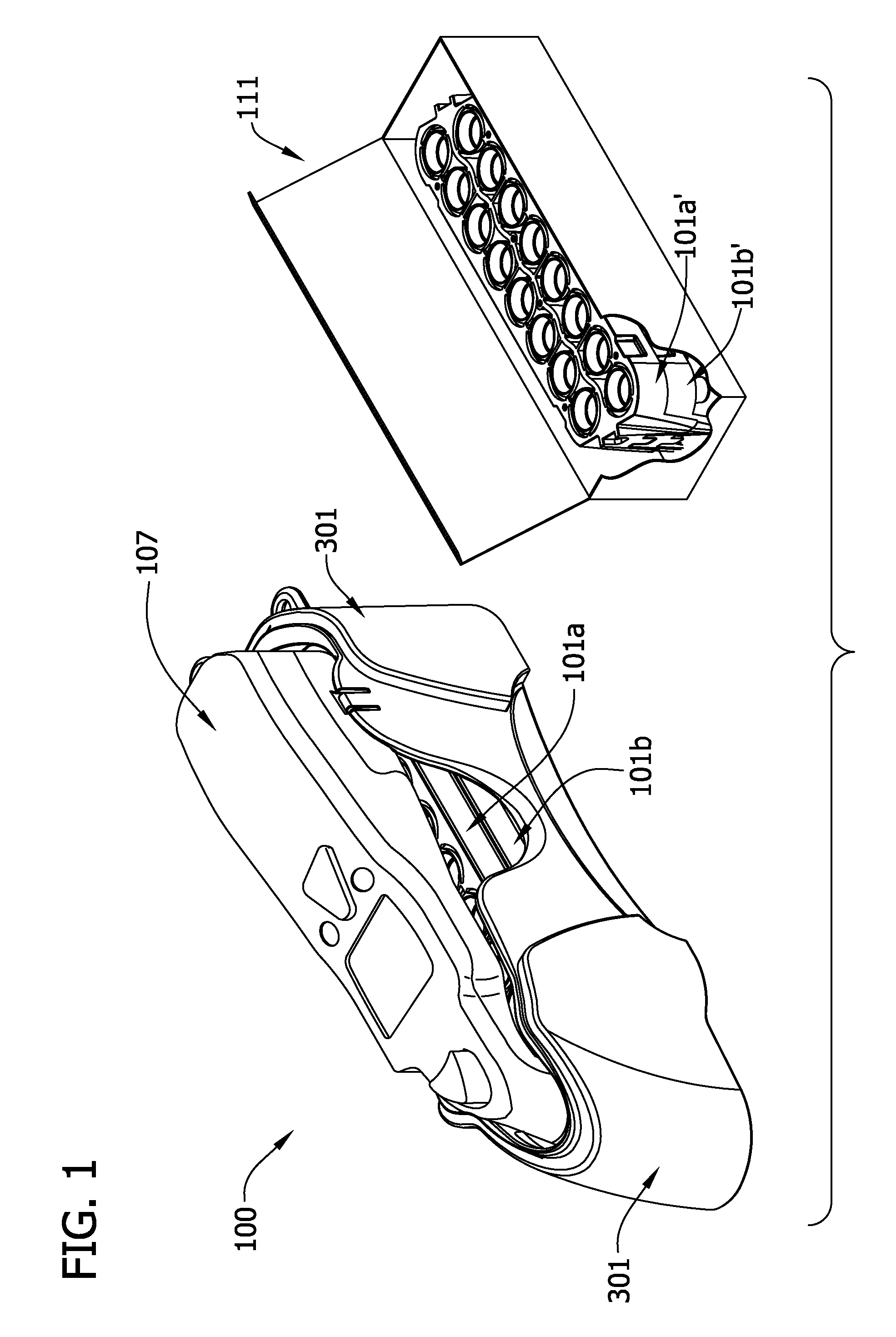 Probe cover cassette with improved probe cover support