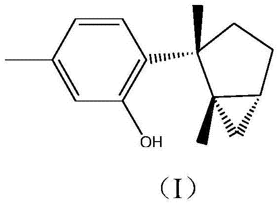 Application of a kind of seaweed sesquiterpene compound