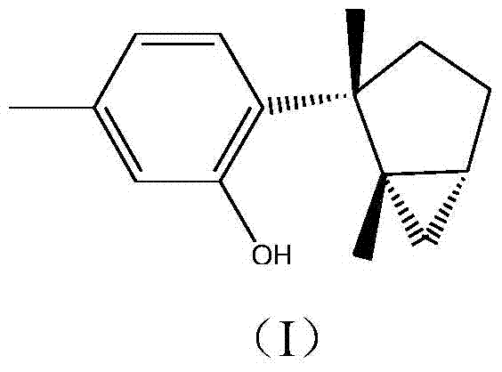 Application of a kind of seaweed sesquiterpene compound