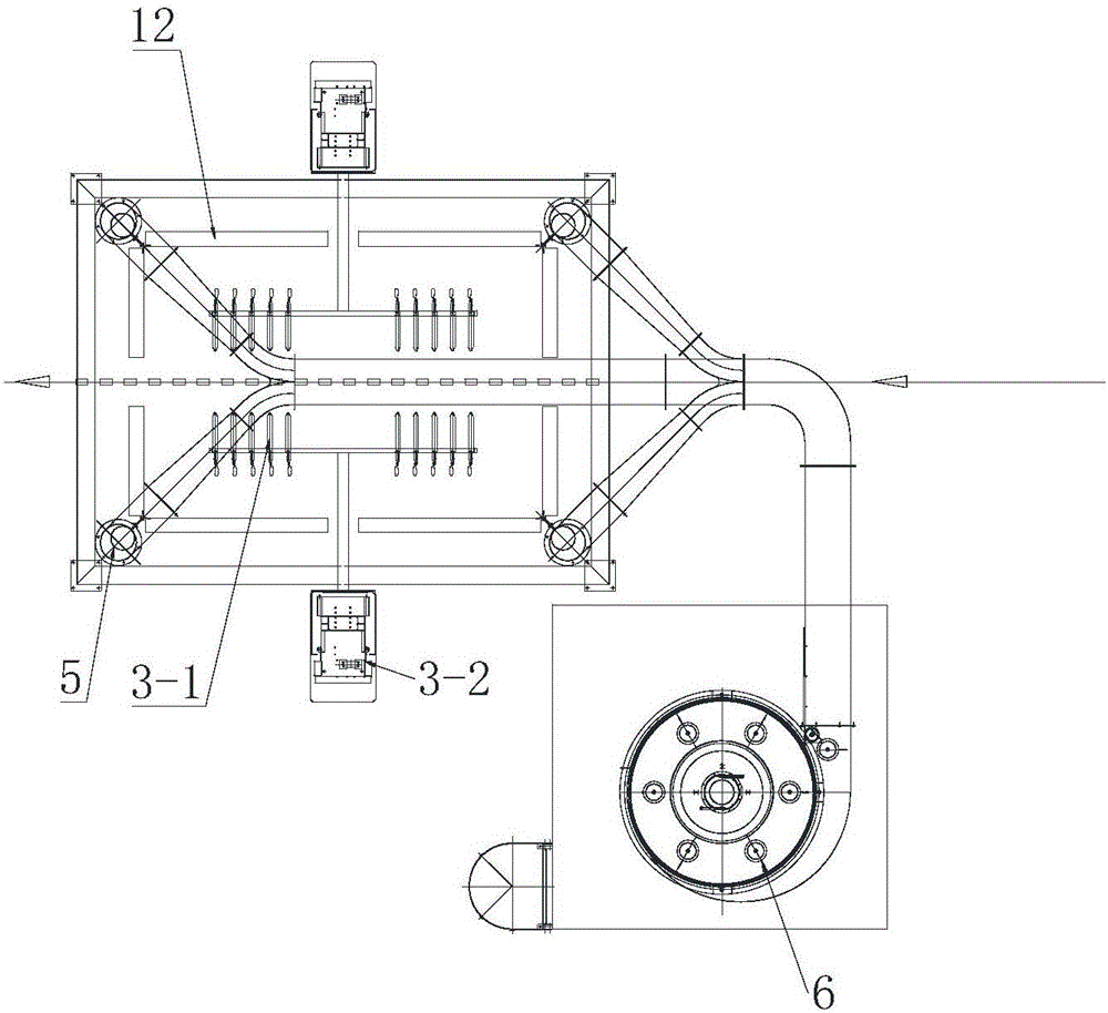 Electrostatic powder vertical type spraying device