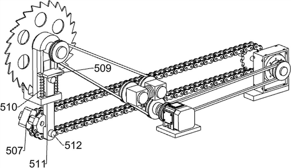 Polyurethane continuous plate cutting device for rock wool composite insulation board production