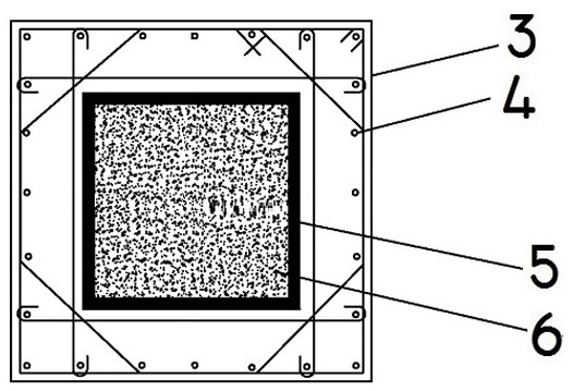 Steel structure stiff frame column and over-limit beam connecting structure and construction method thereof