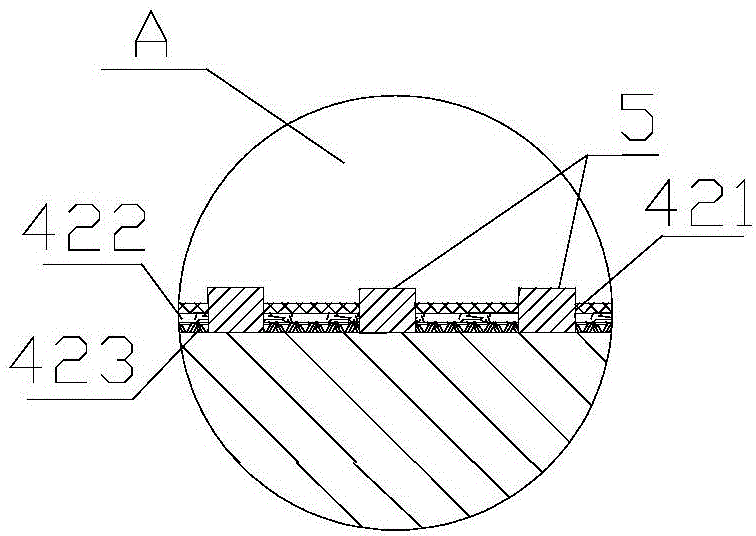 Anti-explosion LED (light emitting diode) lamp with strong heat dissipation performance