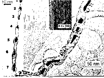 Preparation method of iron filled carbon nano tube and reaction device