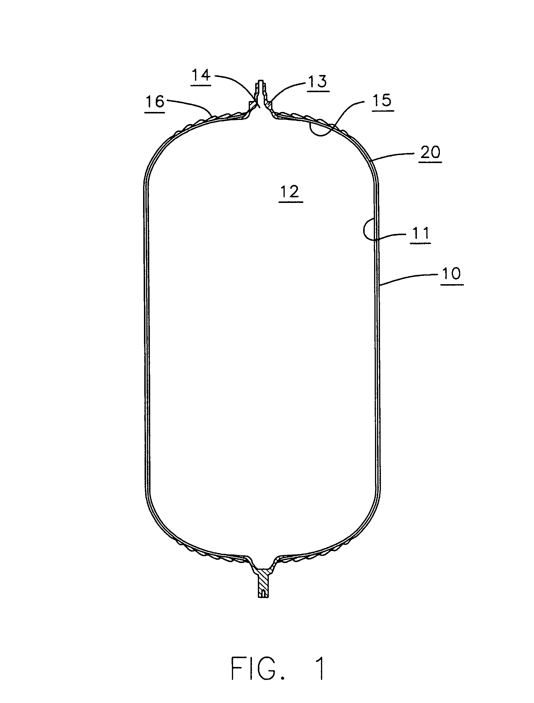 Method for making a multilayer composite pressure vessel