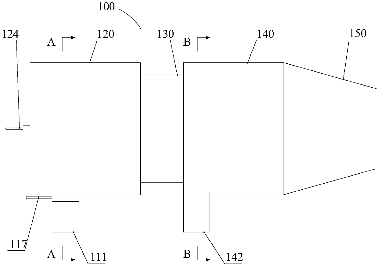 Thick and thin back mixing swirl pulverized coal burner