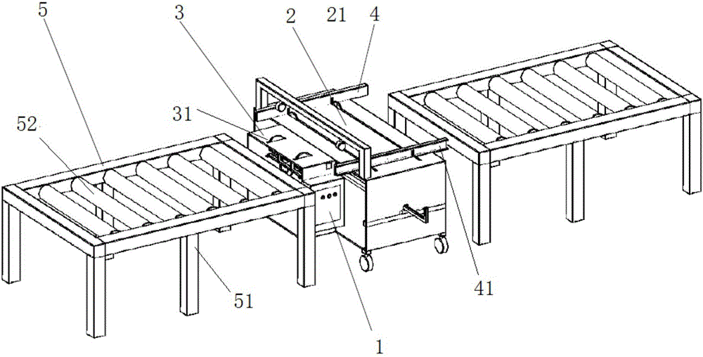 Multi-head parting saw for boards