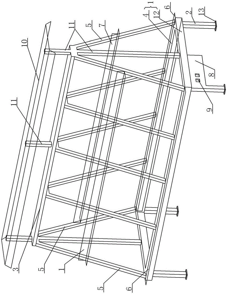 Slope workbench special for wire connection of installation boards