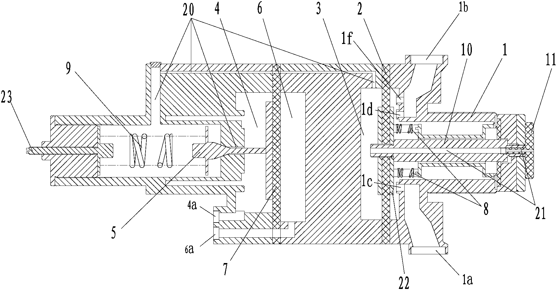 Hydraulic pressure differential controller and application thereof