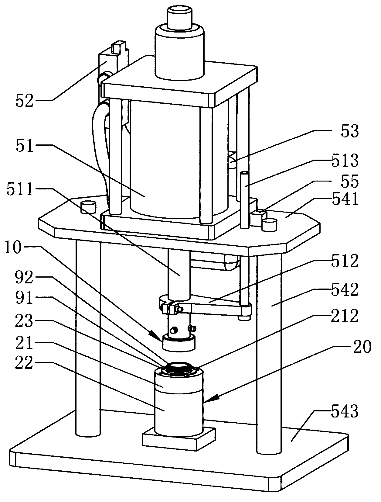 Meter packaging machine and meter packaging method thereof