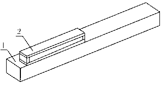 Shielded gate guide shoe three-dimensional sliding friction characteristic simulation analysis method based on finite element