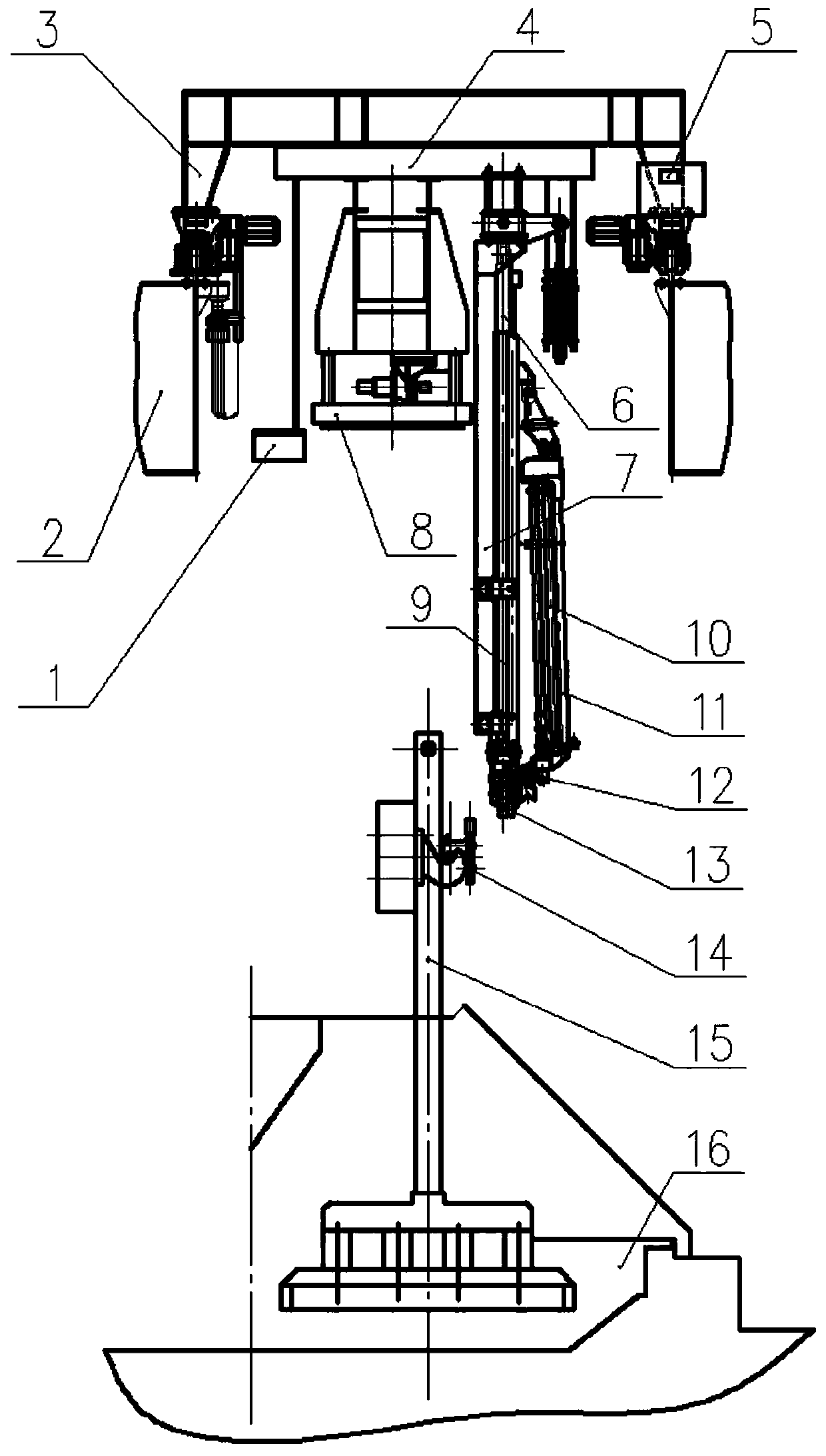 Multifunctional unit intelligent twisting and pulling device and method for aluminum electrolysis