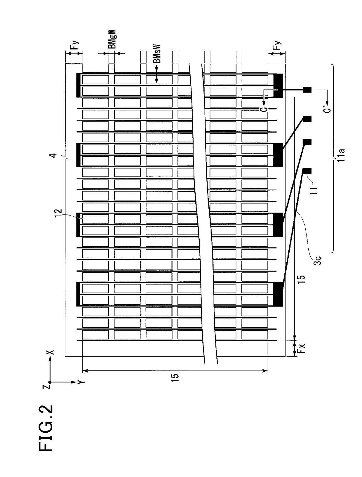 Liquid crystal display device and display device substrate