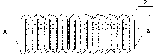 A film bonded honeycomb structure high elastic antibacterial nonwoven fabric and preparation method thereof