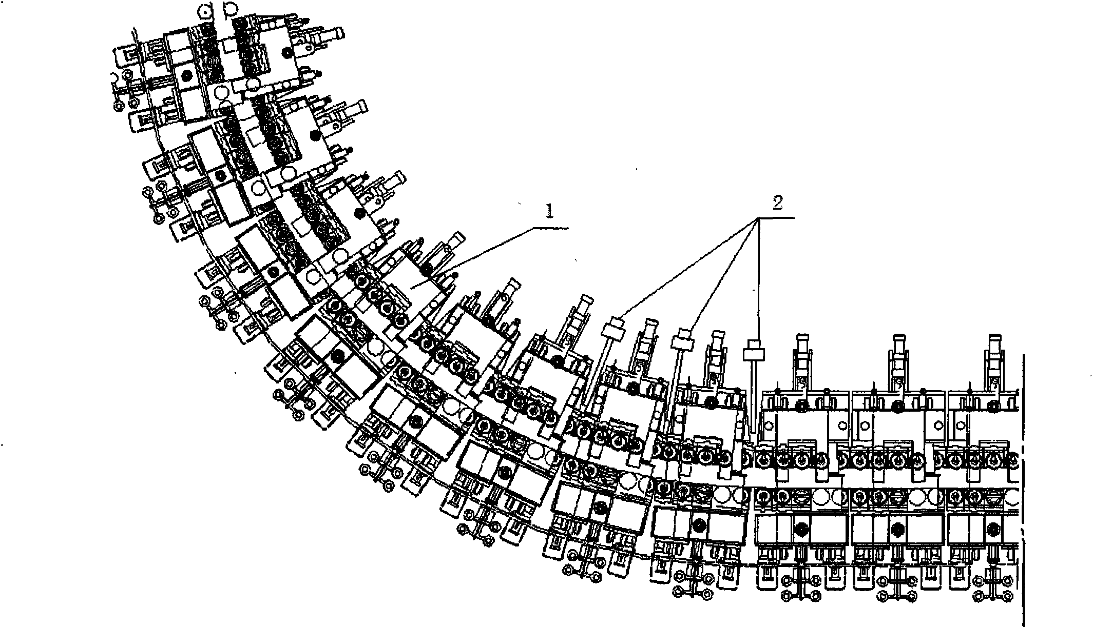 Method and device for measuring thickness of continuous casting shell