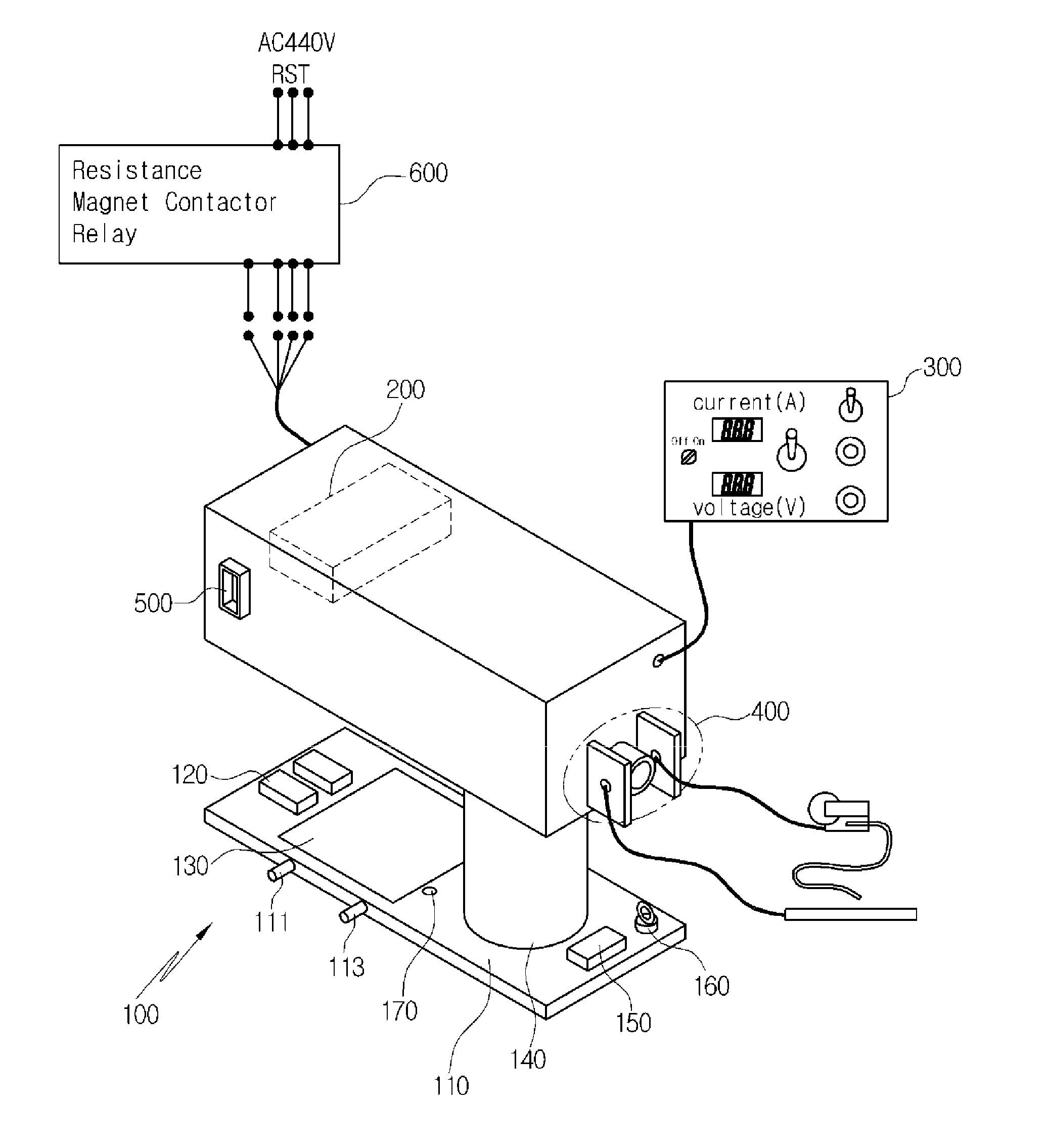 Water-cooled single welding machine module and water-cooled welding machine