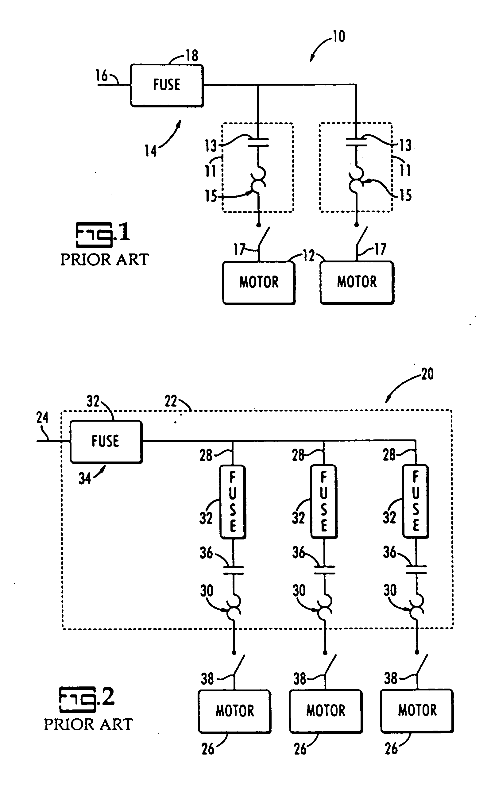 Decentralized control of motors