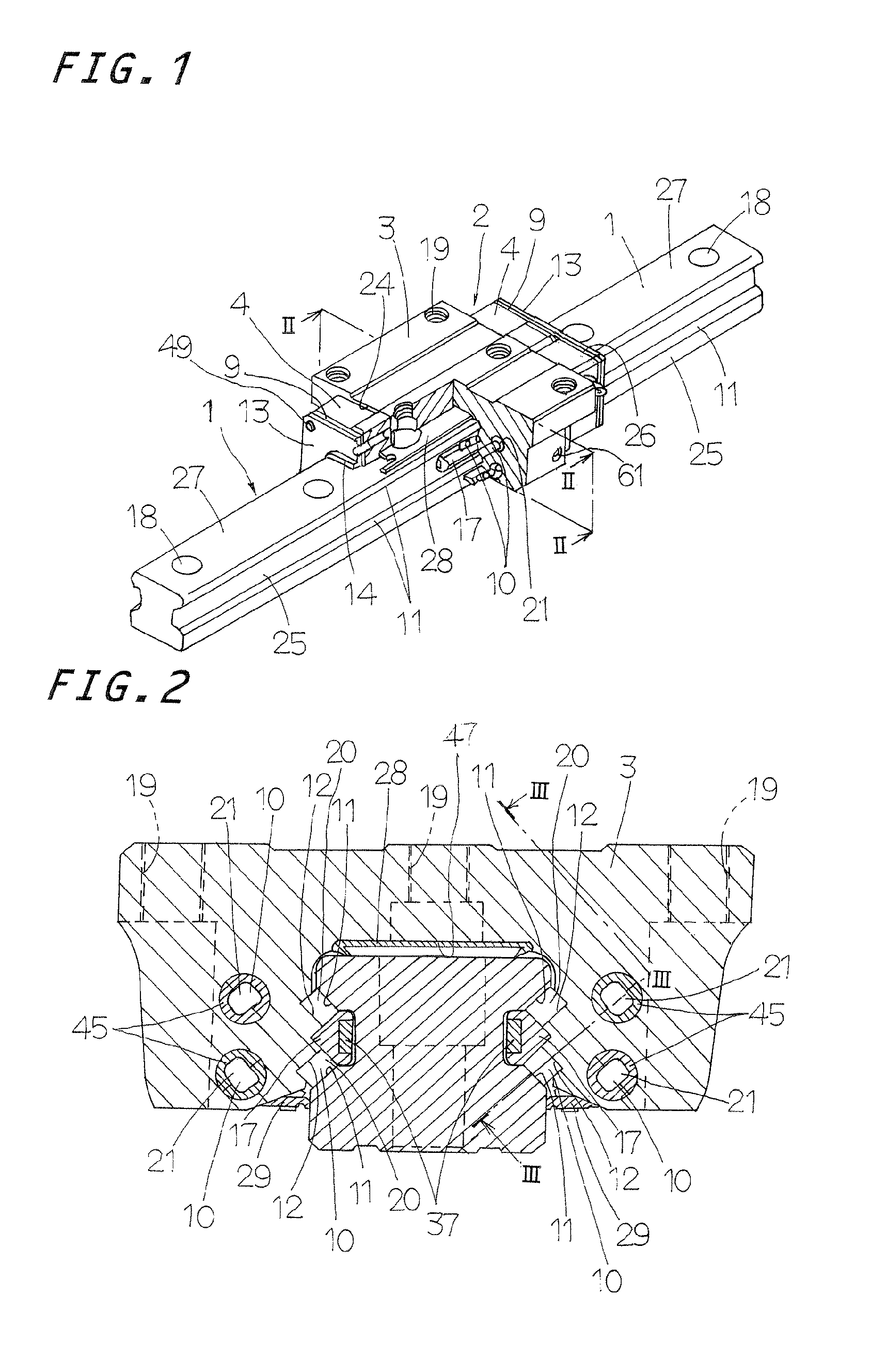 Linear motion guide unit