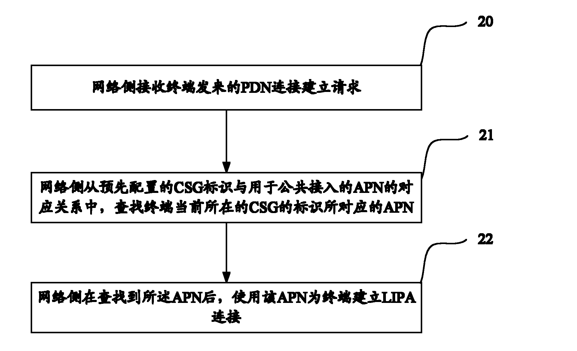 Method, system and equipment for establishing LIPA connection