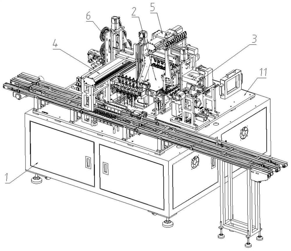 Automatic production equipment for shielding inductor