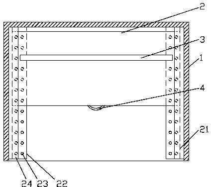 Internal movable switch cabinet