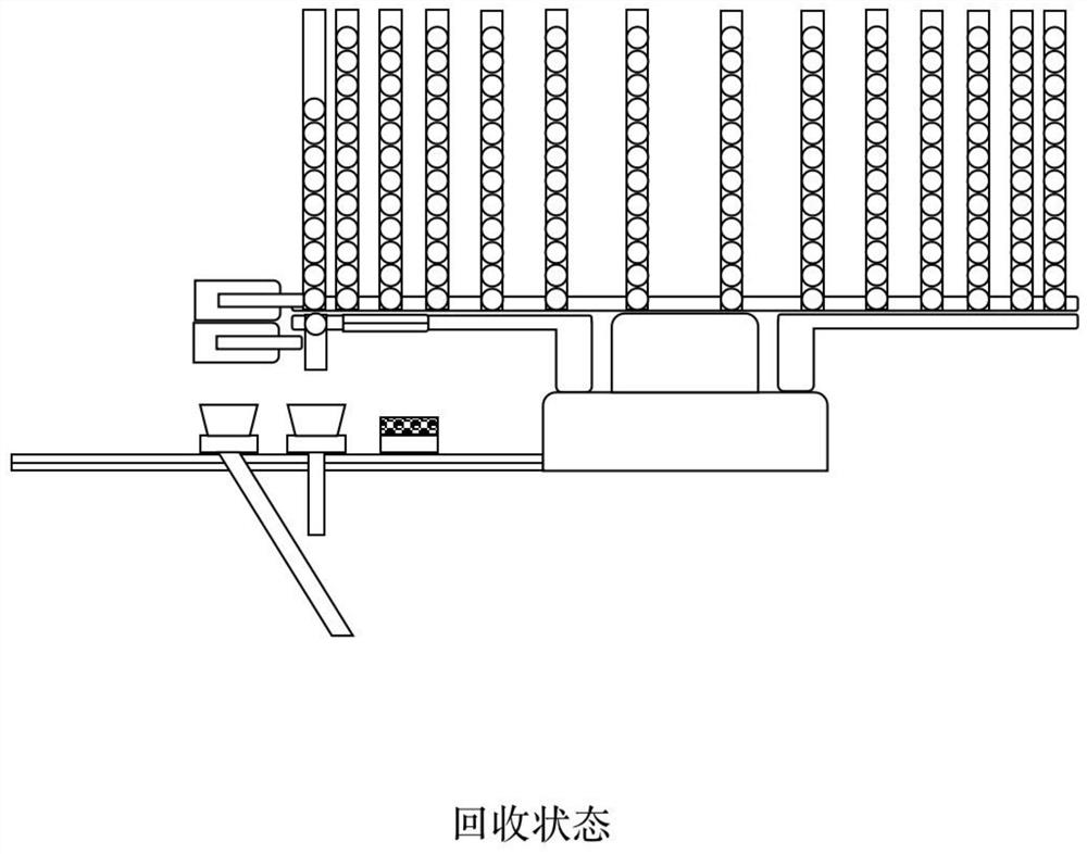 Spherical label continuous bidding device applied to coal conveying belt coal quality identification