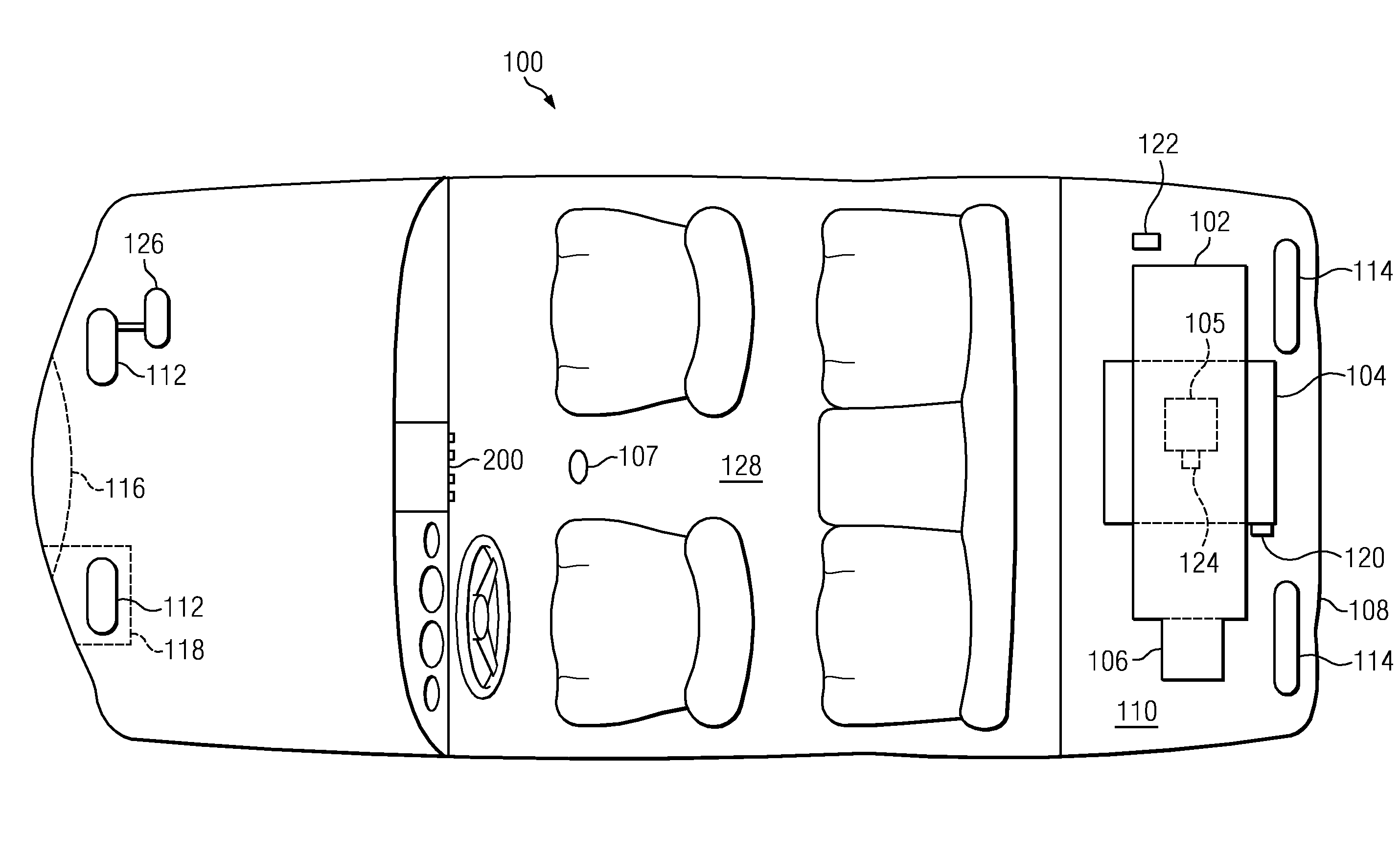 Vehicle audio system for producing synthetic engine sound