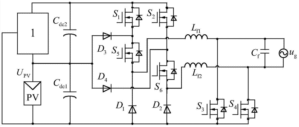 A two-stage non-isolated full-bridge grid-connected inverter