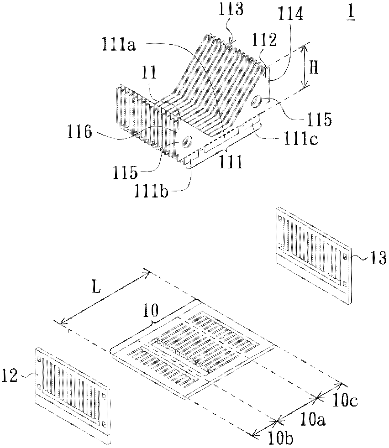 Receiving structure