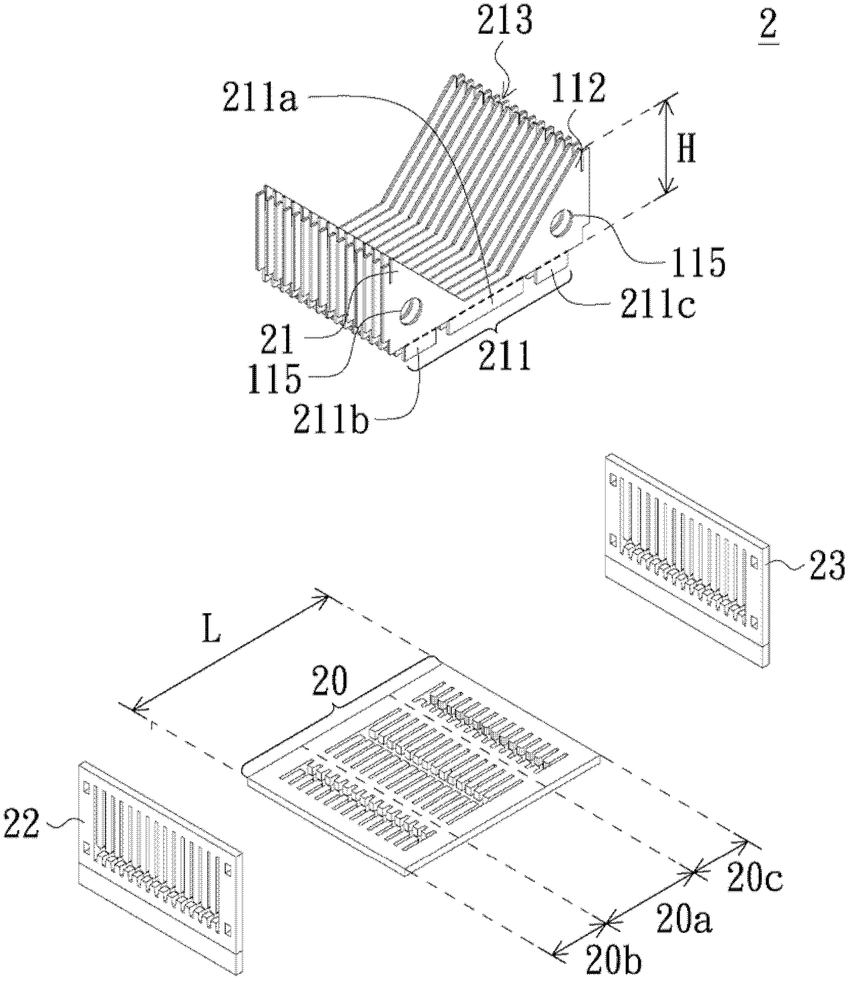 Receiving structure