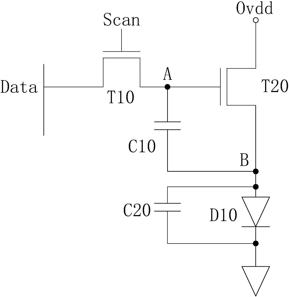 OLED (organic light emitting diode) display unit driving system and OLED display unit driving method