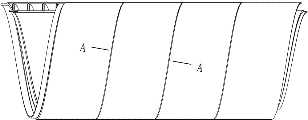 A kind of manufacturing method of double-flat-wall steel-plastic composite pipe