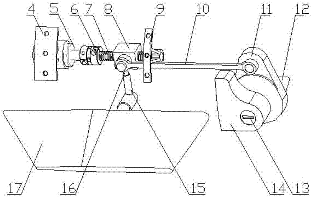 Jet vane and air vane linkage mechanism of aircraft