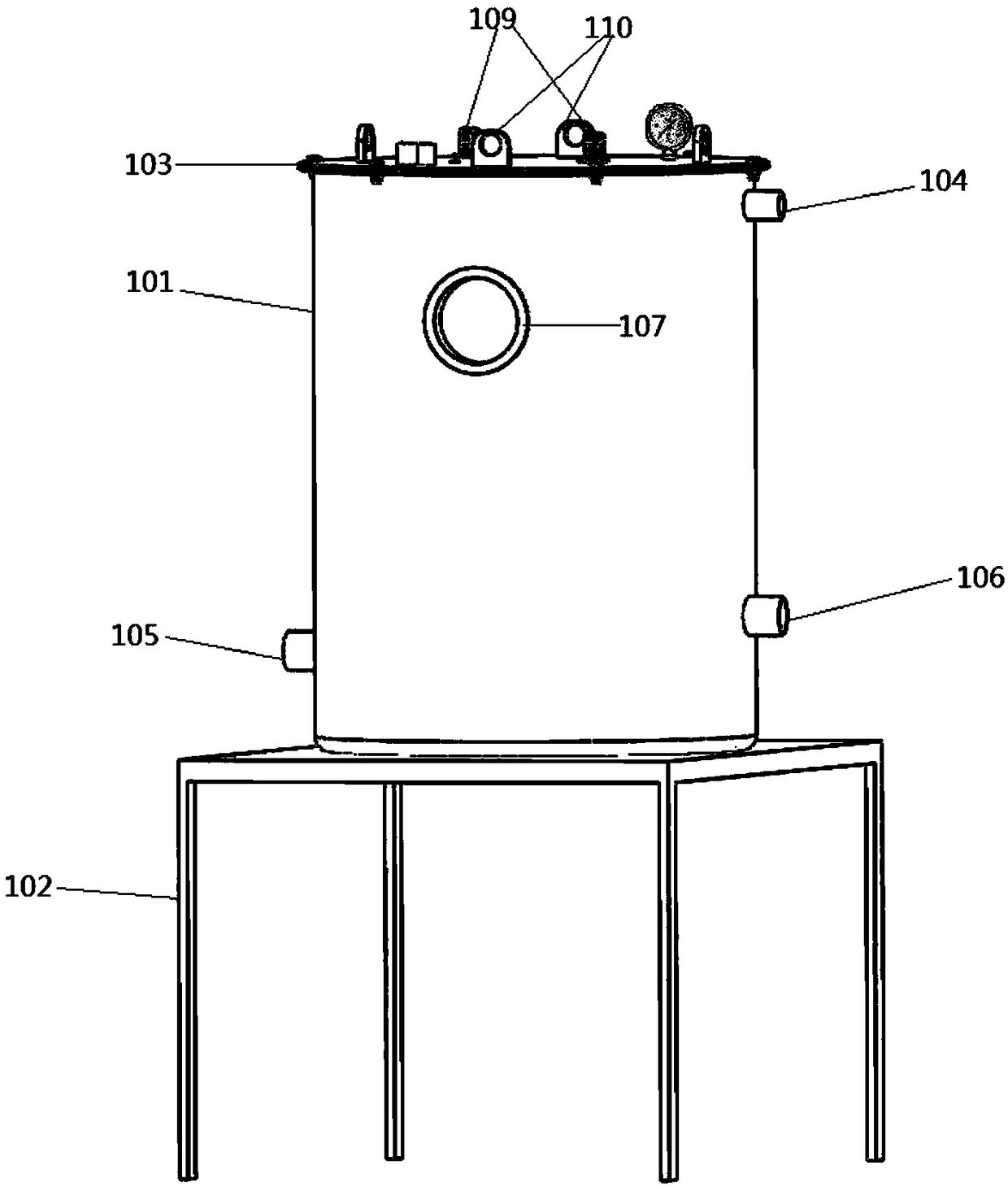 Transformer paper oil insulation multi-factor combined aging test device and life prediction method thereof